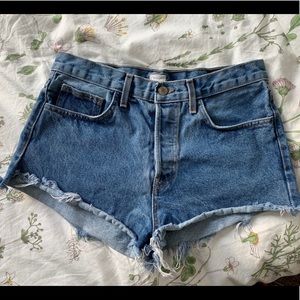 Brandy Melville John Galt Denim Shorts size large